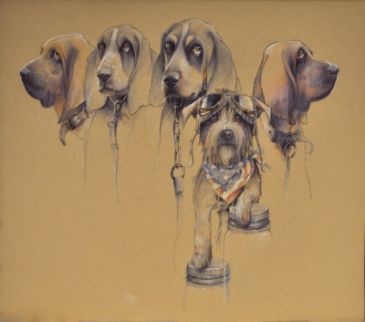 Guarding the Still - Color Pencil